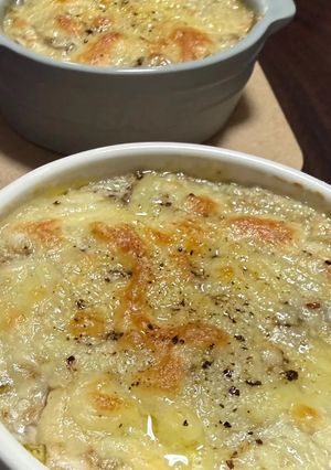 豆腐と牡蠣のグラタン風スープ-レシピのメイン写真