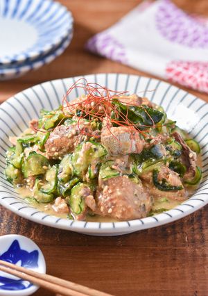 きゅうりとわかめの濃厚ごま酢和え-レシピのメイン写真