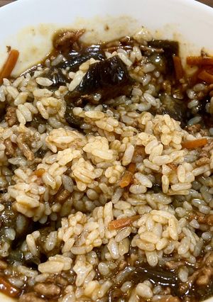 【糖尿病】麻婆茄子丼　557kcal-レシピのメイン写真