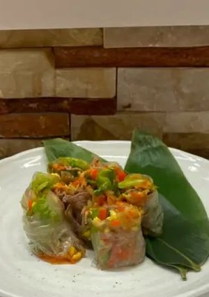 비빔밥(ビビンバ)風生春巻き-レシピのメイン写真