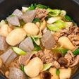 里芋とこんにゃくの山形風芋煮