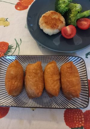 覚書:　りんご酢の酢飯でお稲荷さん-レシピのメイン写真