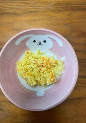 離乳食6か月～さつまいもと人参のペースト-レシピのメイン写真