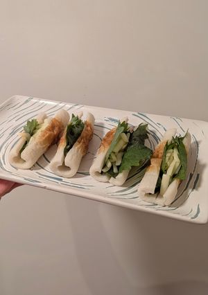 レンジで簡単！ちくわの大葉チーズ挟み-レシピのメイン写真