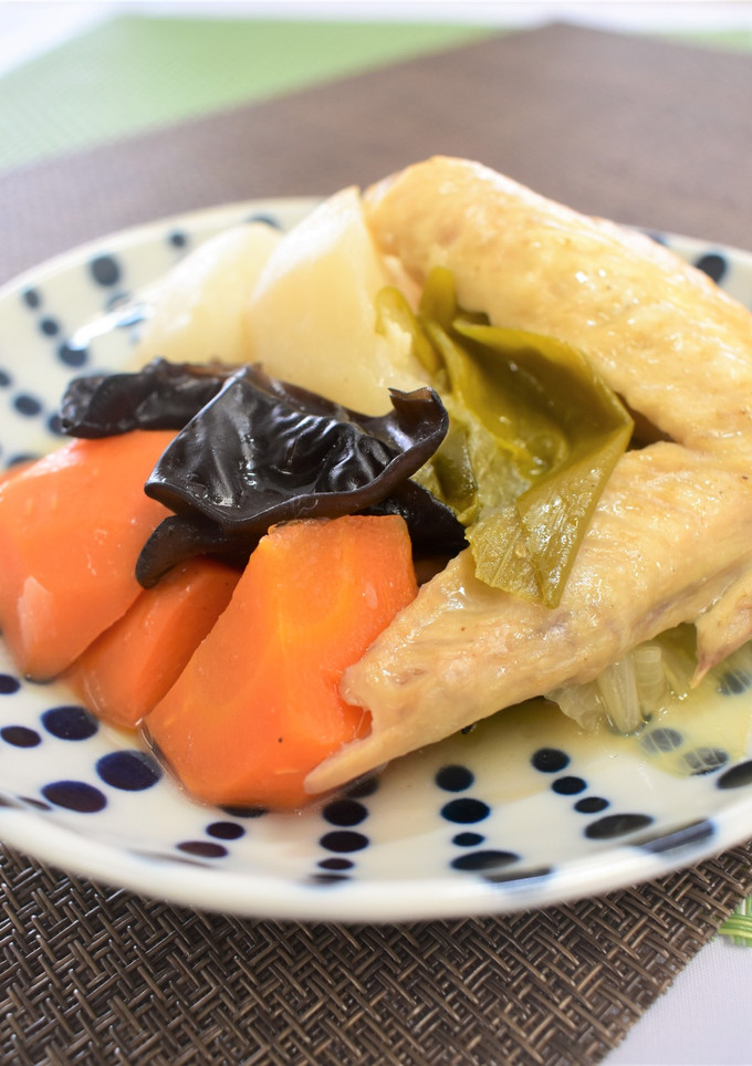 冬野菜と手羽先の中華煮込み-レシピのメイン写真