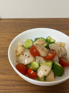 ホタテと野菜のシンプルサラダ-レシピのメイン写真