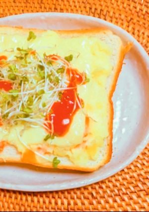 ポテサラチーズトースト-レシピのメイン写真