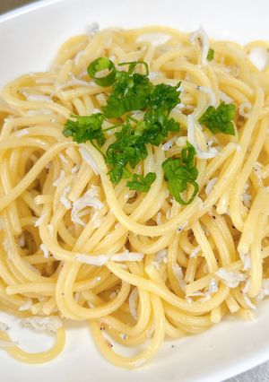 ズボラの簡単☆しらす塩レモンパスタ♪-レシピのメイン写真