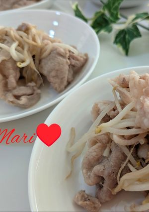 もやしと豚こまの炒め物-レシピのメイン写真