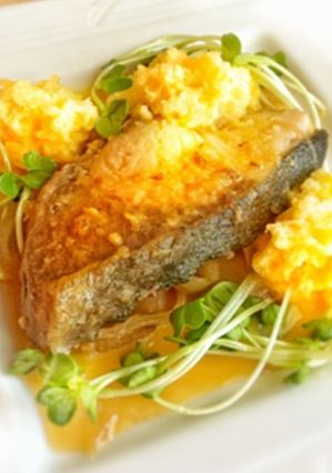 ぶりの黄身おろし生姜焼き-レシピのメイン写真