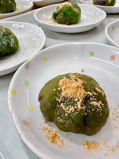 【レンジ調理】豆腐のよもぎ餅-レシピのメイン写真