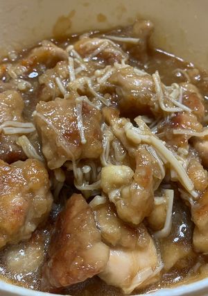 唐揚げとエノキのみぞれポン酢和え-レシピのメイン写真