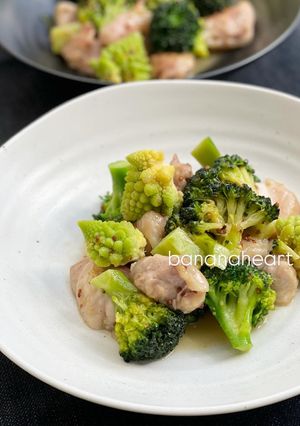 ブロッコリーと鶏肉のハニーマスタード炒め-レシピのメイン写真