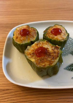 ピーマンの肉詰め-レシピのメイン写真