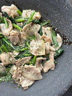 豚バラ肉+ほうれん草×ゴマドレ+マヨ-レシピのメイン写真