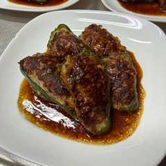 รูปของ ごはんがすすむ肉詰めピーマン和風しょうが醤油炒め