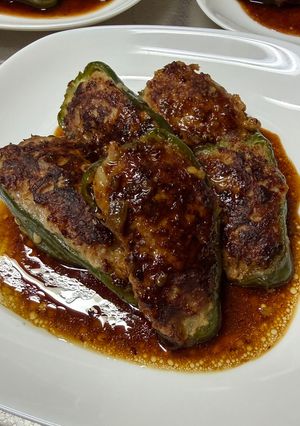 ごはんがすすむ肉詰めピーマン和風しょうが醤油炒め-レシピのメイン写真