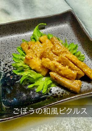 No3469 絶品ごぼうの和風ピクルス-レシピのメイン写真