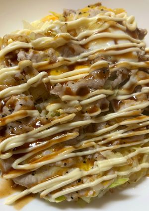 粉なしキャベツ焼き-レシピのメイン写真
