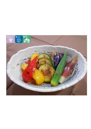 夏野菜の焼き浸し-レシピのメイン写真