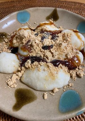 5分でできる、やわらか白玉風絶品豆腐もち-レシピのメイン写真
