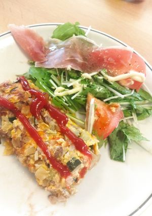 絶妙♥夏野菜スパニッシュオムレツ-レシピのメイン写真