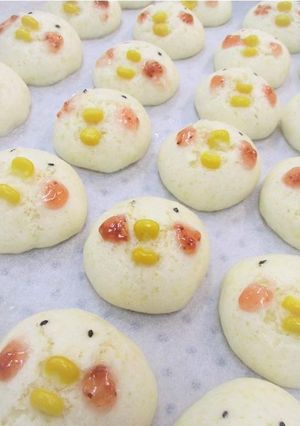 ひよこ蒸しパン-レシピのメイン写真