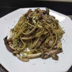 รูปของ サンマのパスタ