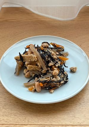 ひじきと大豆と豆腐の煮物-レシピのメイン写真