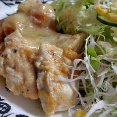 รูปของ 熟した柿の利用法/鶏胸肉と柿のチーズ焼き