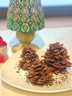 チョコパイで松ぼっくりデザート🎄-レシピのメイン写真