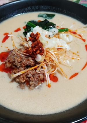 《覚書》地獄の担々麺風のスープ-レシピのメイン写真