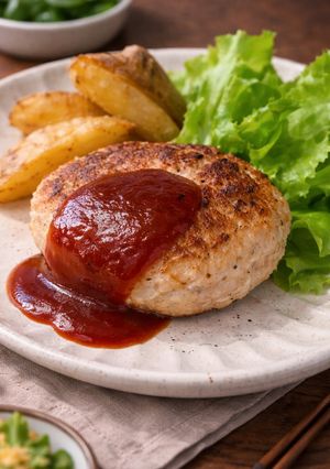 グルテンフリーハンバーグ-レシピのメイン写真