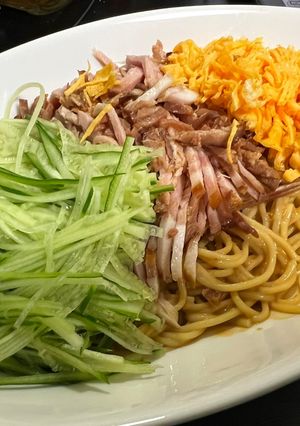 ゴマだれラー油のスタミナ冷やし中華-レシピのメイン写真