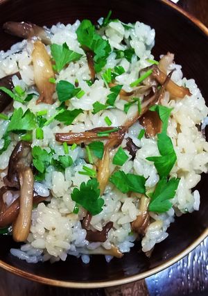きのこの炊き込みご飯スペシャル！-レシピのメイン写真