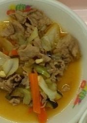 夏野菜の豚肉炒め★宇都宮学校給食-レシピのメイン写真