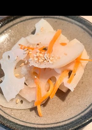 蓮根の酢炒め-レシピのメイン写真