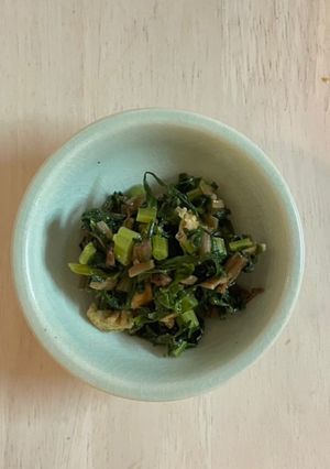 大根葉と茶えのき茸のふりかけ-レシピのメイン写真