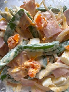 スナップエンドウと卵の初夏サラダ🥗-レシピのメイン写真