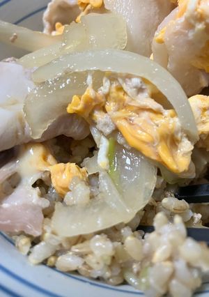 簡単　他人丼（残り物で）-レシピのメイン写真
