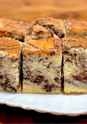 バター、油無し！しっとりふんわりマーブルケーキ-レシピのメイン写真