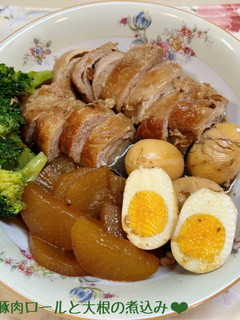 豚肉ロールと大根の煮込み♪-レシピのメイン写真