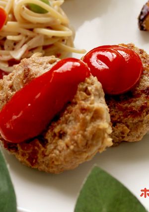 【塩麹】つなぎ無し！塩麹ハンバーグ-レシピのメイン写真