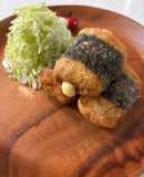 はんぺんチーズの肉巻き唐揚げ