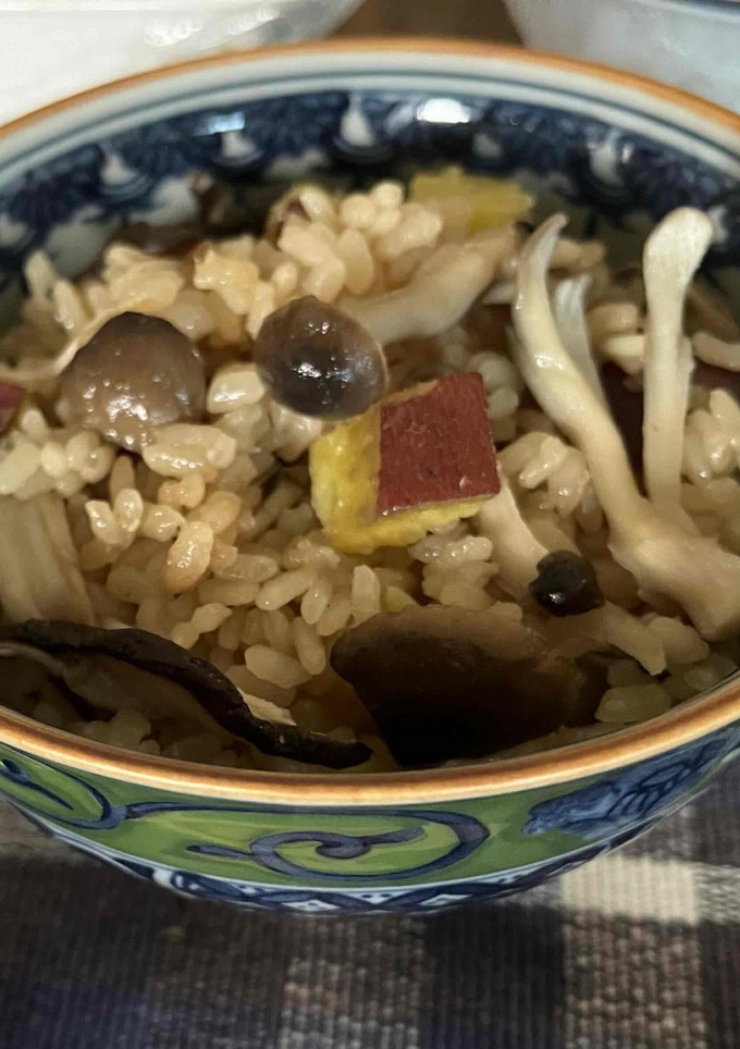 さつま芋ときのこの炊き込みご飯-レシピのメイン写真