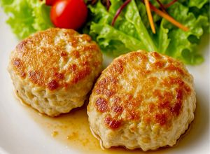 肉汁じゅわっ！塩こうじ豚ひき肉ハンバーグ-レシピのメイン写真