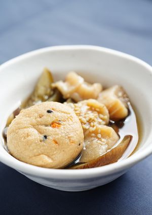 麩となす煮浸し【入院食⑤-2夕/温副菜】-レシピのメイン写真