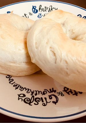 ミルクベーグル⭐︎レーズンくるみ入り-レシピのメイン写真
