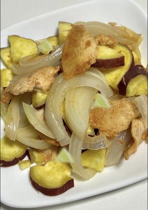 鶏肉とさつまいものタッカルビ風-レシピのメイン写真