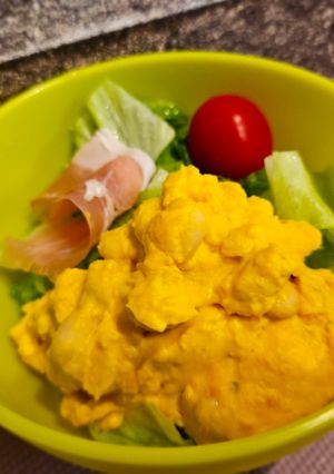 かぼちゃの大豆サラダ-レシピのメイン写真